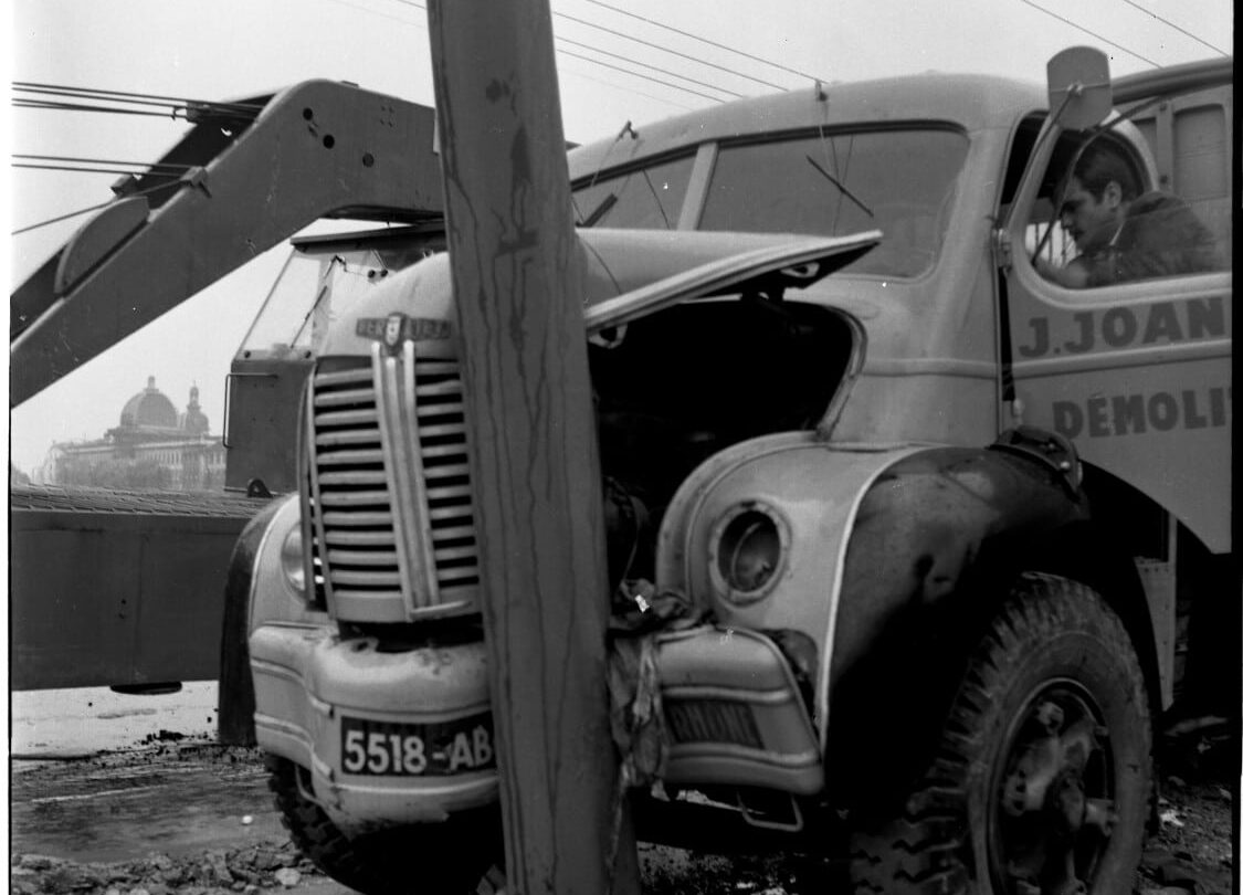 Camion accidenté pont Lafayette