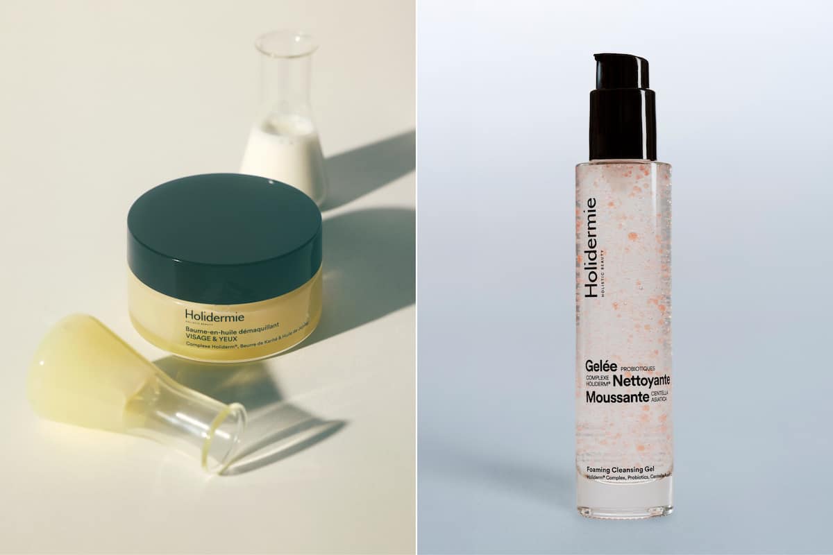 Baume-en-Huile Démaquillant et Gelée Nettoyante Moussante du double nettoyage Holidermie