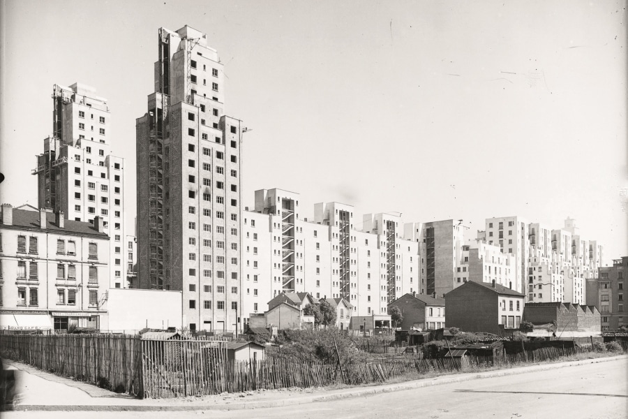 La construction des Gratte-Ciel