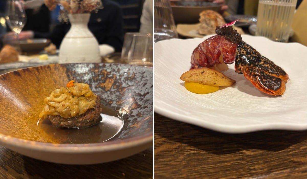 Queue de homard à la coréenne et canard sublimé