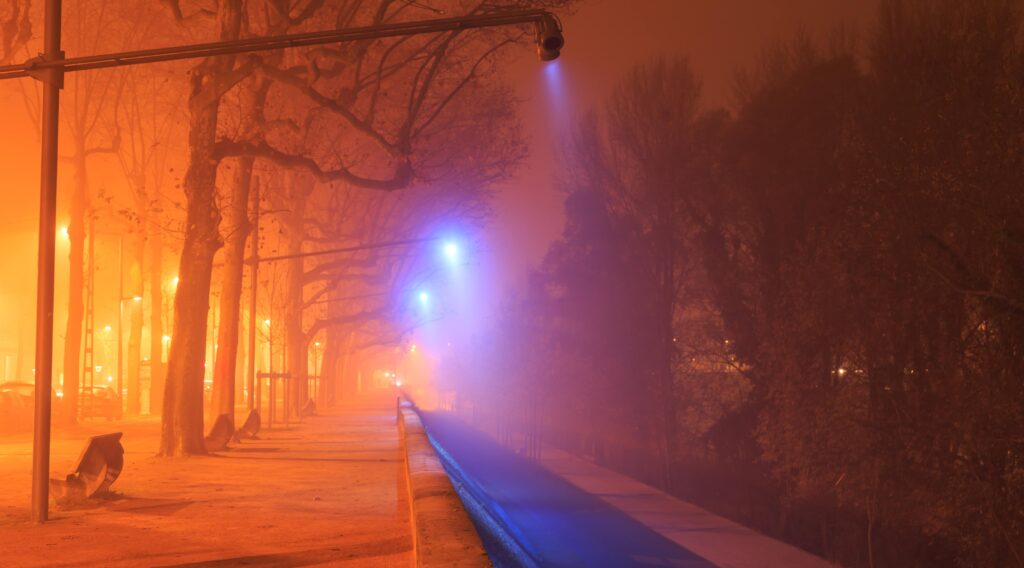 Lyon sous la brume