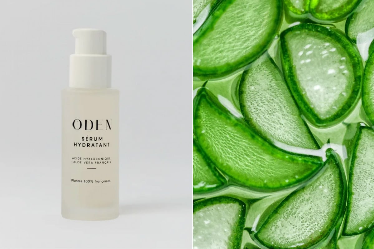 Flacon du Sérum Hydratant ODEN avec aloe vera